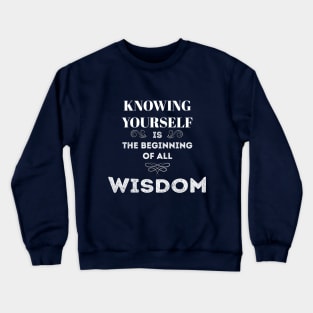 Wisdom Design Crewneck Sweatshirt